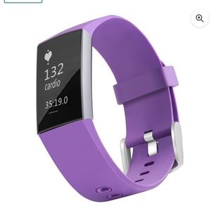 💜Silicone Band for Fitbit Charge 4” and Charge 3”